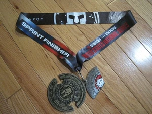 New Unworn 2025 Spartan Race SPRINT 5K US National Series Medal With Wedge - Picture 1 of 2
