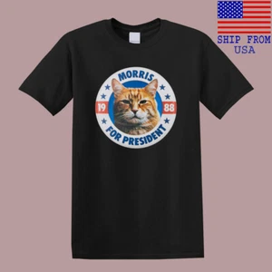 Morris The Cat for President para hombre negro talla S-5XL - Imagen 1 de 1