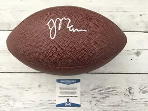 John Mara firmó The Duke Replica Wilson Football NY Giants BECKETT BAS COA a - Imagen 1 de 5