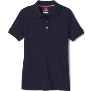 French Toast Girls' 2-Pack Short Sleeve Interlock Polo - School Uniform - Picture 1 of 12