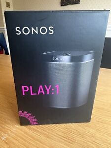 Sonos PLAY:1 BLACK Wireless Smart Speaker  - used, excellent condition W/ Box