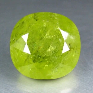 8.94 CT 11x11MM MESMERIZING FIRE SPARKLING UNHEATED GROSSULAR MALI GARNET GEMS - Picture 1 of 3