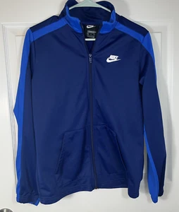 Nike XL Sportswear Big Kids Two Toned Blue Tracksuit Jacket - Picture 1 of 11