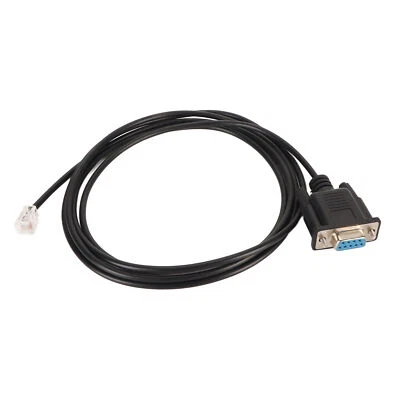 RS232 DB9Pin Female To RJ11 RJ12 6P6C LAN Network Serial Console Cable - Image 1 of 4