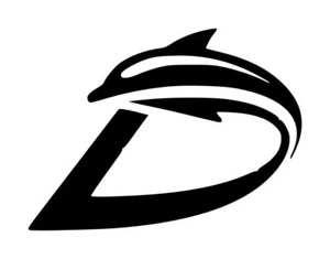 Miami Dolphins Decal #6 3.5"x4.75" Choose Color - Bild 1 von 2