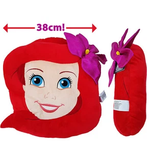 Disney Store Kleine Meerjungfrau Kissen Big Face Die Prinzessin Arielle Kopf Weich Plüsch - Bild 1 von 9