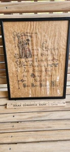 Vintage Nancy Wilds 1968 from an Early English Litany Print with Black frame - Picture 1 of 9