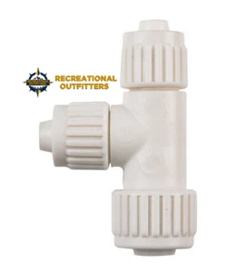 Flair-It 3/4 in. PEX T X 1/2 in. D PEX PVC Reducing Tee 16824 - Picture 1 of 1