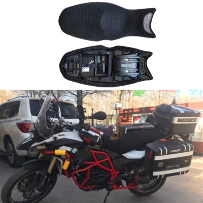 Motorcycle heat insulation Mesh Seat Cover Cushion Pad Guard For BMW F800GS - Image 1 of 3