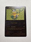 Pikachu Black Foil Fan Art Display Card 074/073 Card Static Shock NM