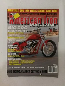 American Iron Harley-Davidson Motorcycles Magazine abril de 2001 - Imagen 1 de 2