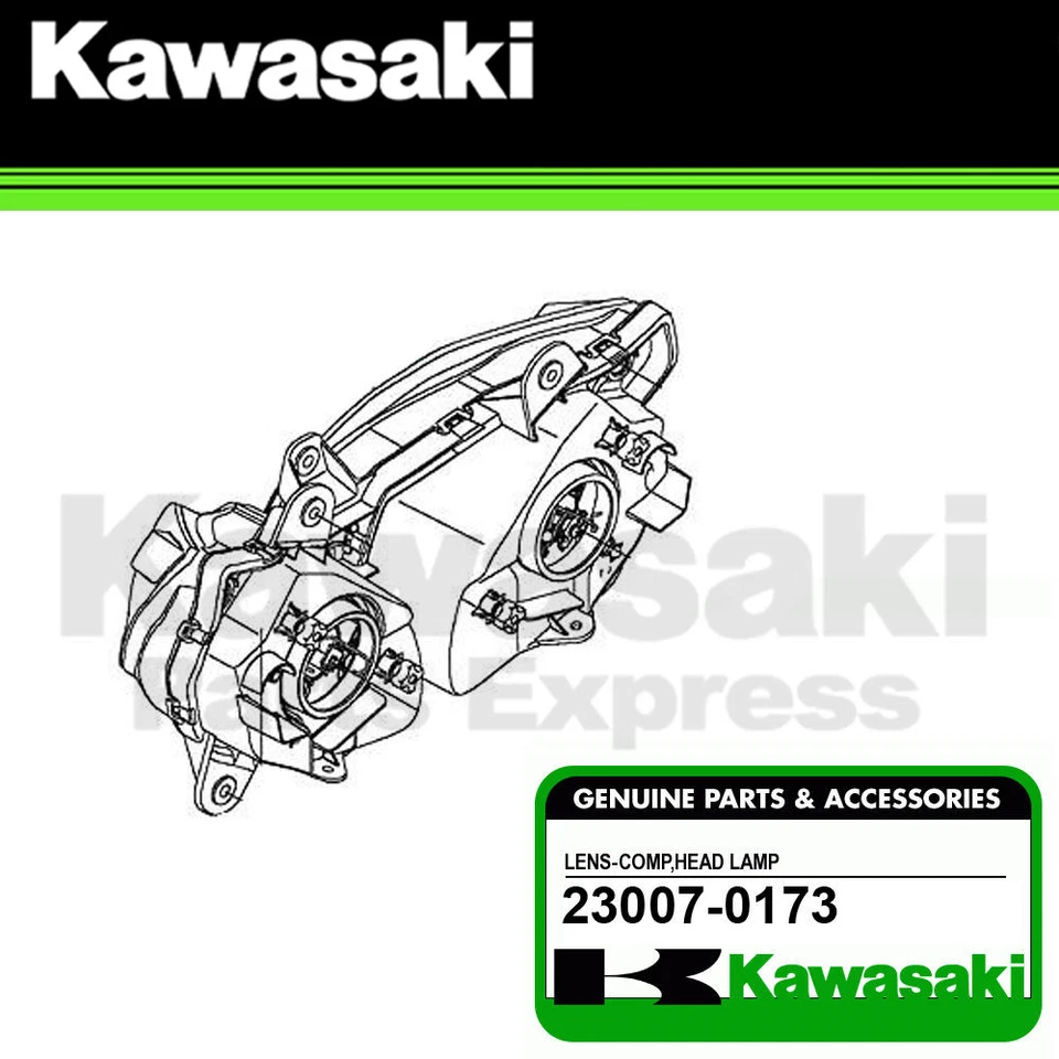 NUEVO 2012-2016 GENUINO KAWASAKI NINJA 650 MONTAJE DE FAROS 23007-0173 Foto 1 de 1