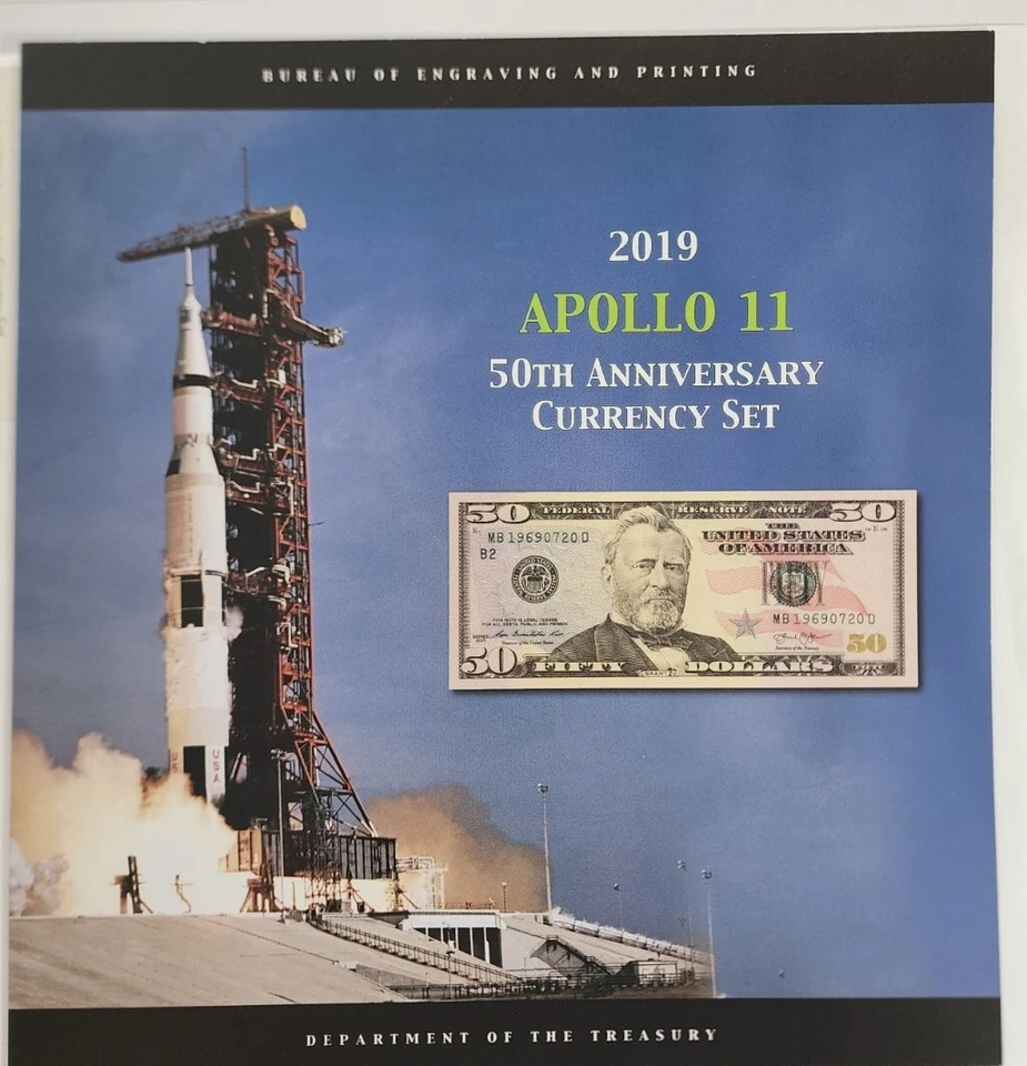 2019 Apollo 11 50th Anniversary Currency Set. Our T8736 - Image 1 of 4
