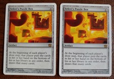 TEFERI'S PUZZLE BOX X2 MTG 9TH EDITION MAGIC CARD #312 NINTH ED LOT 2X