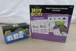 Lot of 2 Hot Dots Flash Cards High-Frequency Words (New) and Addition Grade K+ - Picture 1 of 9