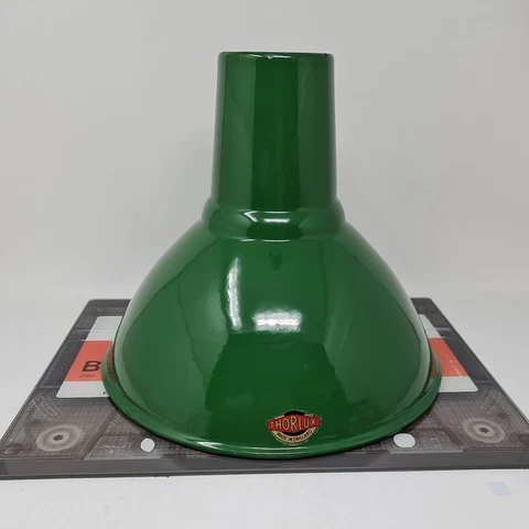 Vintage green Thorlux Factory Shade ENAMEL LIGHT SHADE  Farm House Bar 1950 Cover