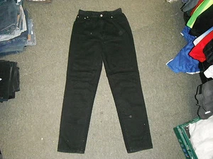 Pantalones de mezclilla para dama Marks & Spencer calce clásico talla 14 pierna 31" negros desteñidos - Imagen 1 de 4