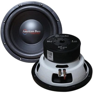 (2) AMERICAN BASS DX 10” 4-OHM SVC CAR AUDIO SUBWOOFERS SUBS SUBWOOFER (1 PAIR) - Picture 1 of 3