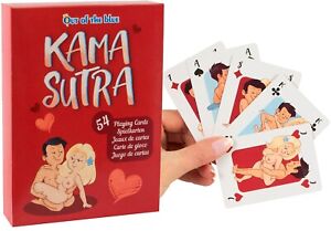 Kartenspiel Kamasutra Sexy Comic 54 er Blatt Spielkarten Erotik für Erwachsene