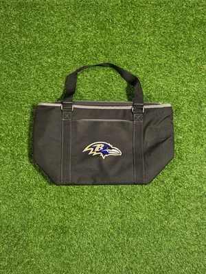 NEW NFL BALTIMORE RAVENS LARGE INSULATED TOPANGA COOLER TOTE - Image 1 of 4