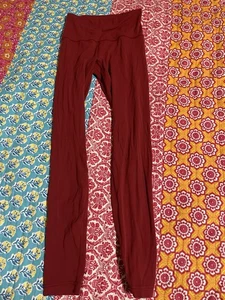 Lululemon Align Pant Full Length *Special Edition 28" Dark Sport Red Sz 6 - Picture 1 of 6