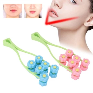 Rodillo facial múltiples rodillos cóncavos partículas convexas mango cómodo - Imagen 1 de 28
