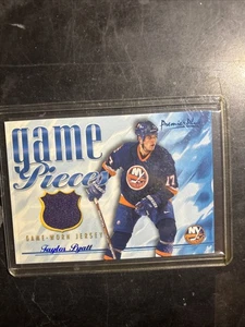 Taylor Pyatt Topps Premier Game Pieces Jersey Card - Picture 1 of 2