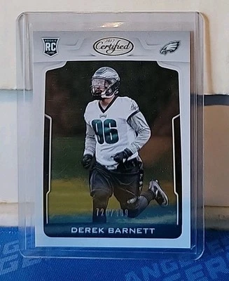 2017 Panini Certified Derek Barnett /999 RC #155 Eagles  - Image 1 of 2