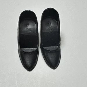 Vintage 60er Jahre Barbie schwarze Pumps mit Absätzen geschlossene Zehe Japan - Bild 1 von 5