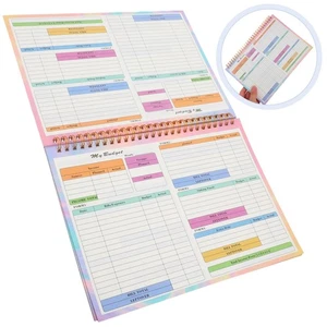  2pcs Monthly Finance Planner With Expense Tracker: Undated Bill Organizer - - Picture 1 of 12