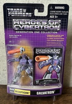 Transformers Heroes of Cybertron Galvatron Figure Generation One Collection New - Image 1 of 4