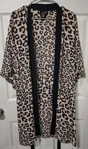 Victoria’s Secret Leopard print Robe, Size M/L - Picture 1 of 6