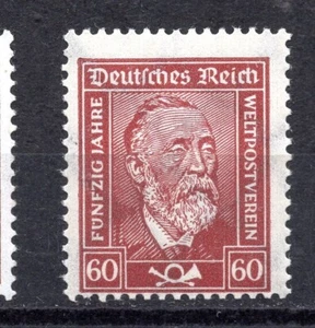 Weimar 1924 Stephan 60 Pfg. papel tiza, MNH, sin fallos, Michel 362 y - Imagen 1 de 1