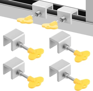 6 Stück Schiebefenster Schlösser, Sicherheitsschloss Fenster Schiebefenster Schl - Bild 1 von 7