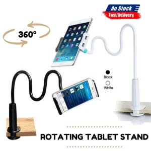 360°Rotating Tablet Stand Holder Lazy Bed Desk Mount For iPad Air iPhone Samsung - Picture 1 of 9