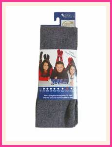 NEW Nowali Baby Girl Tights Hetaher Grey sz 12M 74/80cm Cotton Blend Boutique - Picture 1 of 1