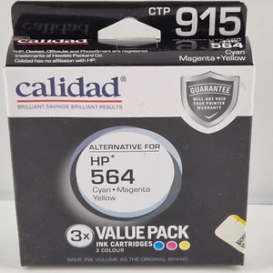 Calidad Ink Cartridge for HP 564 Colour Pack CTP 915 3 Cartridges - Picture 1 of 4