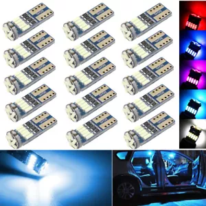 10/20 T10 194 168 W5W 15SMD LED for Interior Map Dome License Plate Light Bulbs - Picture 1 of 19