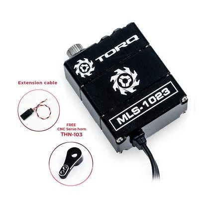 TORQ MLS-1023 Premium DIRECT-MOUNT Servo for FMS FCX18 and FCX24 with cable - Image 1 of 3