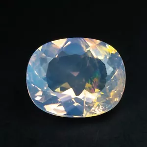 Top Notch! 2,95 ct blauer Mondstein Ovalschliff gelblich blau Edelstein aus Indien - Bild 1 von 6