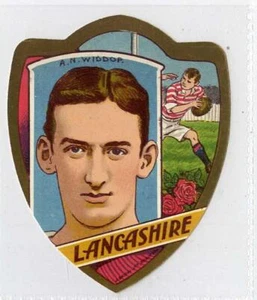 (Gc4643) J. Baines Rugby card, A.N.Widdop, Lancashire c1909 - Foto 1 di 4