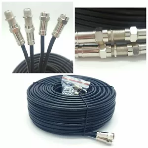 PREMIUM EXTENSION SATELLITE DISH CABLE DOUBLE WIRE TWIN LEAD FOR SKY + HD Q BOX - Picture 1 of 24