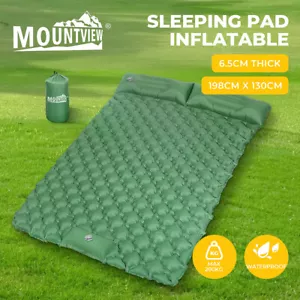 Mountview Self Inflating Mattress Camping Sleeping Mat Air Bed Pad Double 6.5CM - Picture 1 of 12