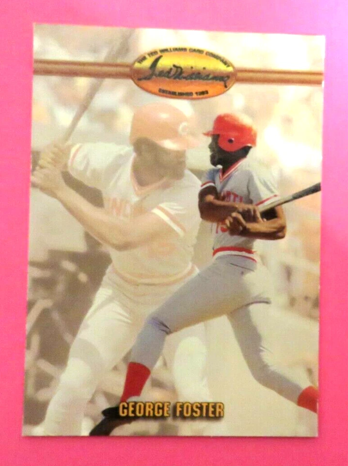 1993 Ted Williams Card Company - Cincinnati Reds - GEORGE FOSTER - Image 1 of 1