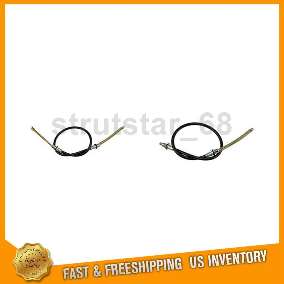 2 cables de freno de estacionamiento traseros para Pontiac Trans Sport 1990 Foto 1 de 4