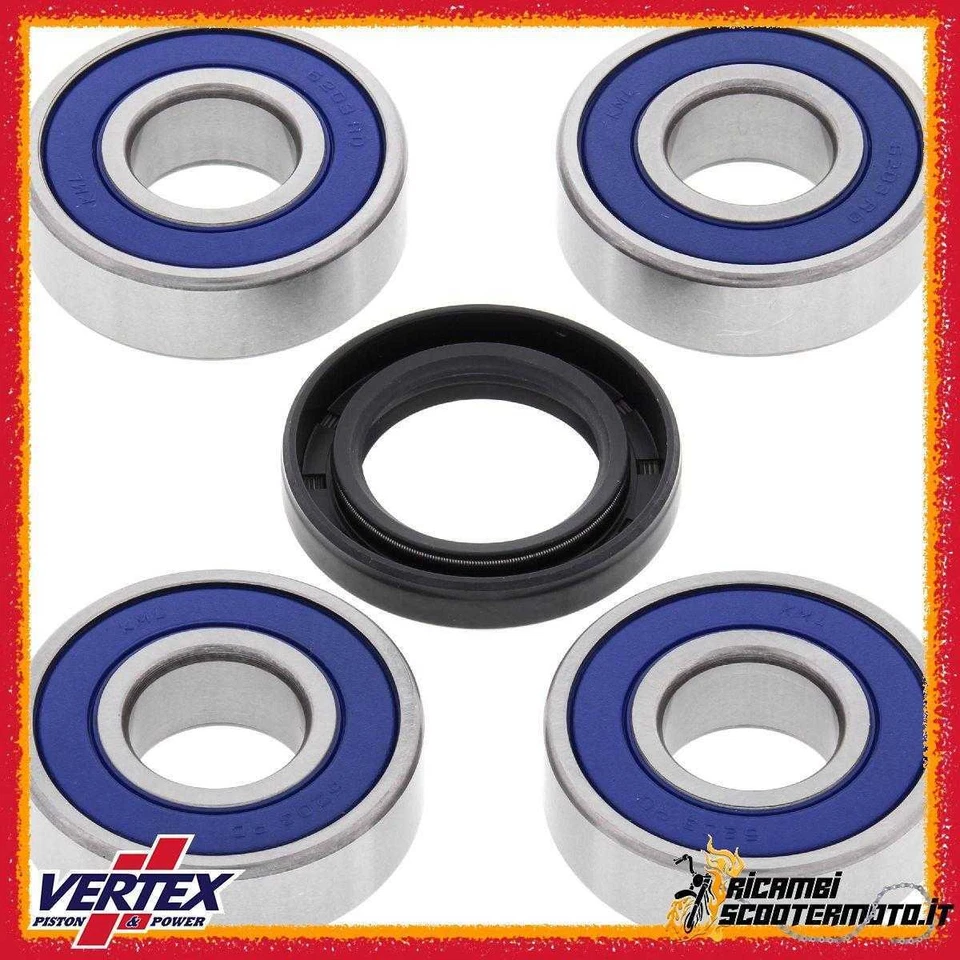 Kit cojinete rueda trasero Yamaha It 400 1976-1979 25-1220#9 Foto 1 de 1