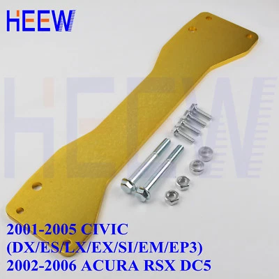 BRACE SUBFRAME STRUT BAR ASR FOR HONDA CIVIC 01-05 DC5 DX ES LX EX EM EP3 RSX - Image 1 of 4