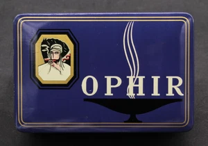 Alte Selten Blechdose Zigaretten Ägypten Sato "OPHIR" Cigarettes Tin - Bild 1 von 9