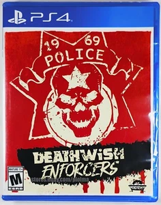 DEATHWISH ENFORCERS New PS4 Game PlayStation 4 Limited Run #505 ESRB Death Wish - Picture 1 of 4