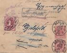 Germany Berlin, 1893 to New York, Tax, forwarded and back to Germany/Bielefeld